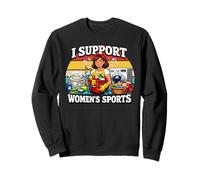 I Support Femme Sports Funny Cleaning Lady Housekeeping Sweatshirt
