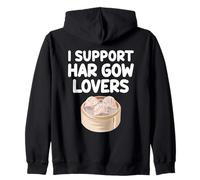 I Support Har Gow Lovers Dim Sum Chinois du Sud Cantonais Sweat à Capuche