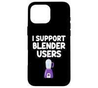 I Support Mixeur Appareil de Cuisine Mélangeur Émulsifier Les Aliments Coque pour iPhone 16 Pro Max