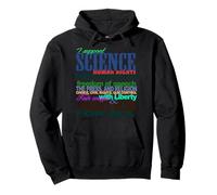 I Support Science Droits de l'homme Éducation publique Liberté Sweat à Capuche