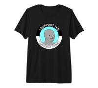 I Support The Current Thing Meme T-Shirt Haut de Gamme