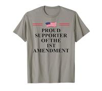 I Support The First Amendment Freedom Speech 1st Amendment T-Shirt