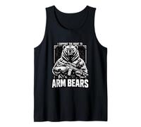 I Support The Right to Arm Bears Funny Raunchy Gun Gag Meme Débardeur