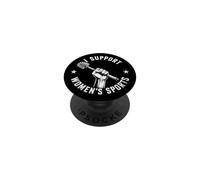 I Support Women's Sports, Funny Aduld Humour Féminisme PopSockets PopGrip Adhésif
