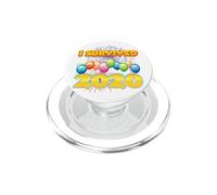 I Survived 2020 in 2021 Funny Sarcastic Cute Humour Positive PopSockets PopGrip pour MagSafe
