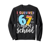 I Survived 67 Days of School Funny Back to School 100th Day Sweatshirt