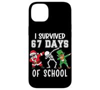 I Survived 67 Days of School Six Seven Meme Teacher Student Coque pour iPhone 14 Plus