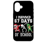 I Survived 67 Days of School Six Seven Meme Teacher Student Coque pour iPhone 16
