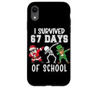 I Survived 67 Days of School Six Seven Meme Teacher Student Coque pour iPhone XR