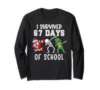 I Survived 67 Days of School Six Seven Meme Teacher Student Manche Longue