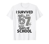 I Survived 67 Days of School Six Seven Teacher Kids T-Shirt