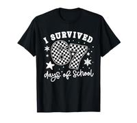 I Survived 67 Days of School Students Teachers 100th Days T-Shirt