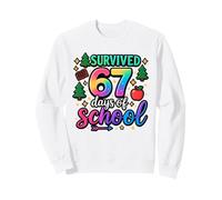 I Survived 67 Days of School - T-Shirt École Drôle Noël Sweatshirt