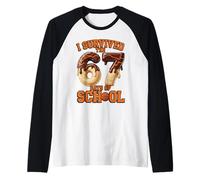 I Survived 67 Days of School Teachers Students 6 7 Six Seven Manche Raglan