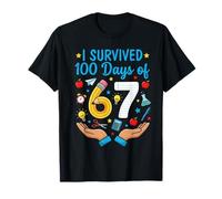 I Survived 67 Six Seven Days of School Teacher Students T-Shirt