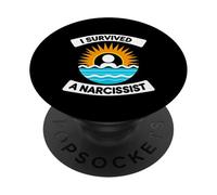 I Survived A Narcissist Reprise du divorce ---- PopSockets PopGrip Adhésif