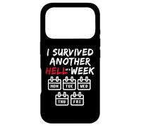 I Survived Another Hell of a W unny Sarcastic Weekend Coque pour iPhone 17 Pro