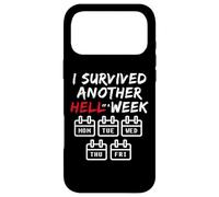 I Survived Another Hell of a W unny Sarcastic Weekend Coque pour iPhone 17 Pro Max