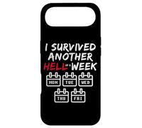 I Survived Another Hell of a W unny Sarcastic Weekend Coque pour iPhone Air