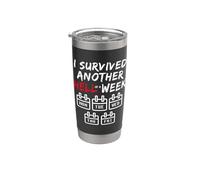 I Survived Another Hell of a W unny Sarcastic Weekend Gobelet isotherme en acier inoxydable double paroi