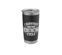 I Survived Another Redistricting Cycle Vintage Gobelet isotherme en acier inoxydable double paroi