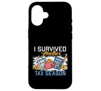 I Survived Another Tax Season Comptable Jour des impôts Coque pour iPhone 16