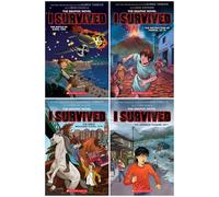 I Survived Graphic Novel 4-Book Collection Set (Book 9 to 12) - True Historical Survival Stories for Young Readers