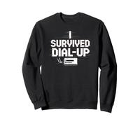 I Survived Internet commuté des années 80 et 90 pour enfants Gen X Sweatshirt