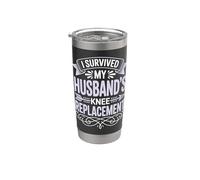 I Survived My Husbands Knee Replacement Gobelet isotherme en acier inoxydable double paroi