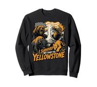 I Survived My Trip to Yellowstone Funny Tourist Souvenir Sweatshirt