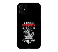 I Survived Residency Black Cat Residency Médecins de Remise des diplômes Coque pour iPhone 11