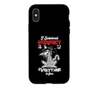 I Survived Residency Black Cat Residency Médecins de Remise des diplômes Coque pour iPhone X/XS