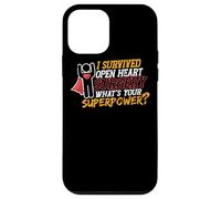 I Survived Survivor Open Heart Surgery Heart Survivor Coque pour iPhone 12 mini