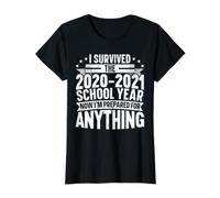 I Survived The 2020-2021 Année Scolaire en Ligne Professeur T-Shirt Graphique avec Valeur
