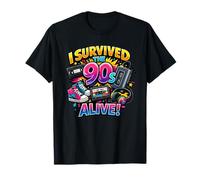 I Survived The 90s!, Rétro Vintage Throwback T-Shirt