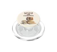 I Survived The Age of 56k Connection: Funny Dial-Up PC Humor PopSockets PopGrip pour MagSafe