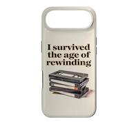 I Survived The Age of Rewinding: Funny Retro Cassette Humor Coque pour iPhone Air