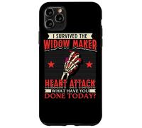 I Survived The Widow Maker Crise Cardiaque Arrestation Cardiaque Coque pour iPhone 11 Pro Max