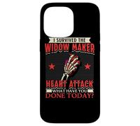 I Survived The Widow Maker Crise Cardiaque Arrestation Cardiaque Coque pour iPhone 14 Pro Max
