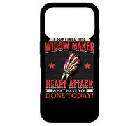 I Survived The Widow Maker Crise Cardiaque Arrestation Cardiaque Coque pour iPhone 17 Pro