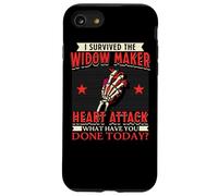 I Survived The Widow Maker Crise Cardiaque Arrestation Cardiaque Coque pour iPhone SE (2020) / 7/8