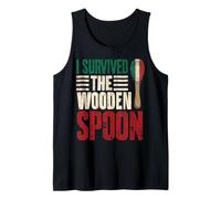 I Survived The Wooden Spoon Funny Italian Spoon Débardeur