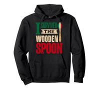 I Survived The Wooden Spoon Funny Italian Spoon Sweat à Capuche