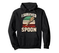 I Survived The Wooden Spoon Funny Italian Spoon Sweat à Capuche