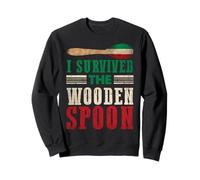 I Survived The Wooden Spoon Funny Italian Spoon Sweatshirt