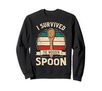 I Survived The Wooden Spoon Funny Italian Spoon Sweatshirt