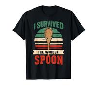 I Survived The Wooden Spoon Funny Italian Spoon T-Shirt