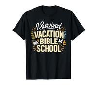 I Survived Vacation Bible School Église du Camp de Foi - T-Shirt