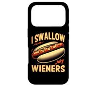 I Swallow Juicy Wieners Jeu de Mots drôle pour Hot-Dog Coque pour iPhone 17 Pro