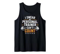 I Swear My Personal Trainer Can't Count Funny Gym Fitness Débardeur